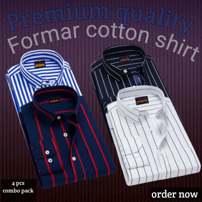 4 pcs Formal cotton shirt