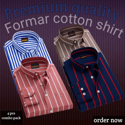 4 pcs Formal cotton shirt