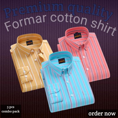 3 pcs Formal cotton shirt