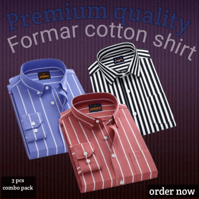 3 pcs Formal cotton shirt