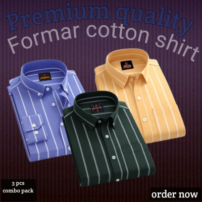3 pcs Formal cotton shirt