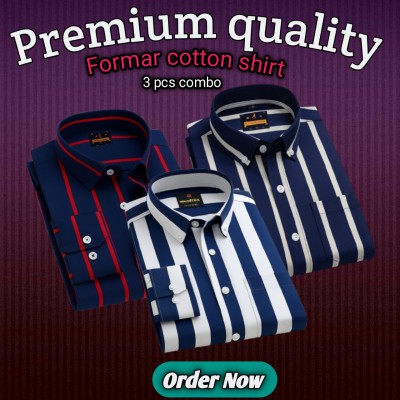 3 pcs Formal cotton shirt