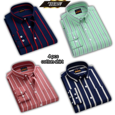4 pcs premium quality cotton formal shirt