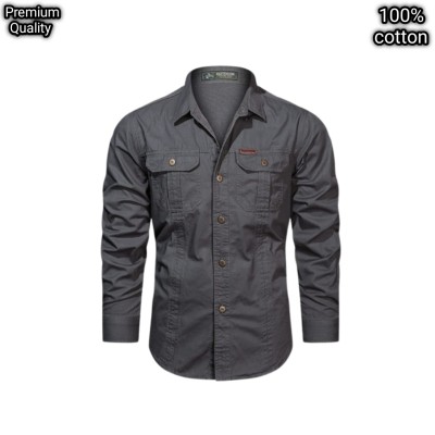 dabol poket cotton wash shirt