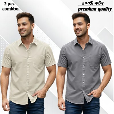 2 pcs Premium quality half sleeve shirt