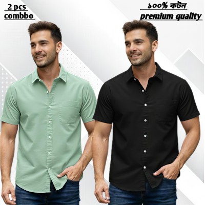 2 pcs Premium quality half sleeve shirt