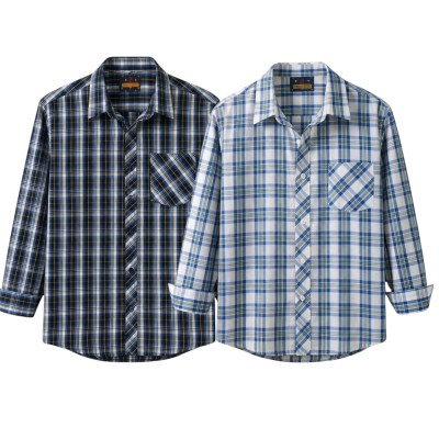premium  cotton check shirt 2 pcs