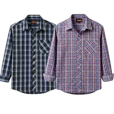 premium  cotton check shirt 2 pcs