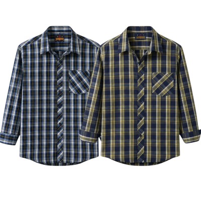 premium  cotton check shirt 2 pcs