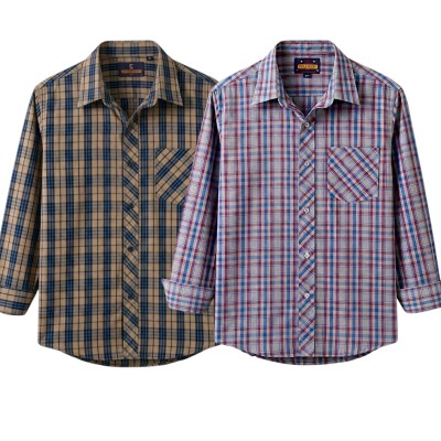 premium  cotton check shirt 2 pcs