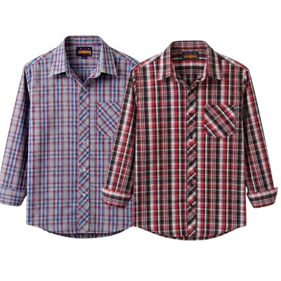 premium  cotton check shirt 2 pcs