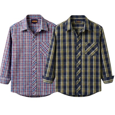 premium  cotton check shirt 2 pcs