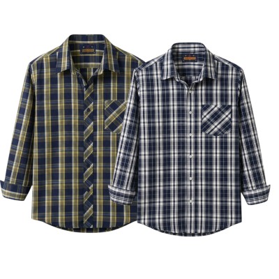 premium  cotton check shirt 2 pcs