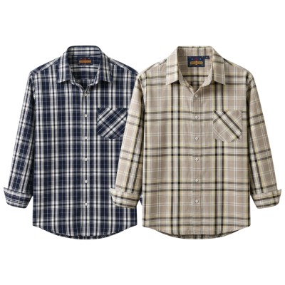 premium  cotton check shirt 2 pcs