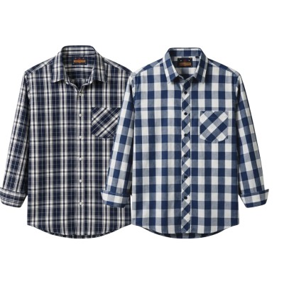 premium  cotton check shirt 2 pcs