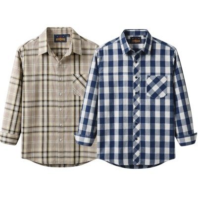 premium  cotton check shirt 2 pcs