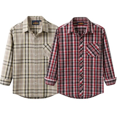 premium  cotton check shirt 2 pcs