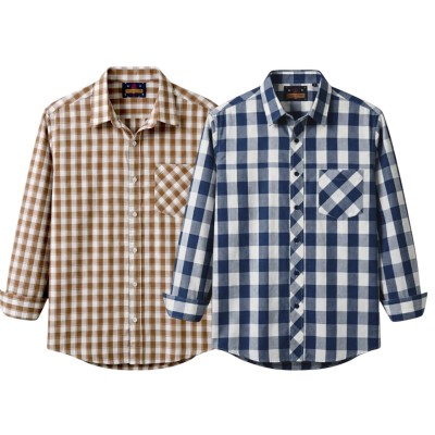 premium  cotton check shirt 3 pcs