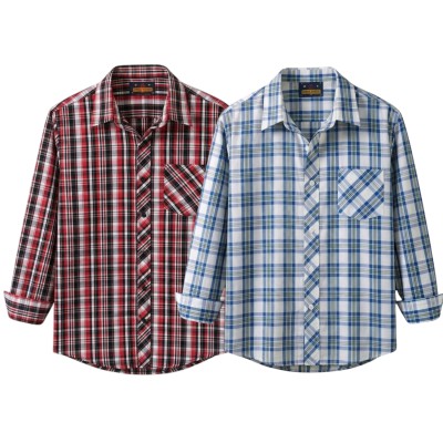 premium  cotton check shirt 2 pcs
