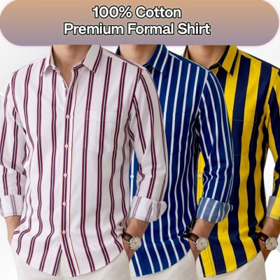 premium  quality cotton shirt 3 pcs